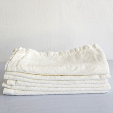 linum washed linen ivory napkin – Lost & Found