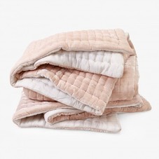 abcDNA Luminous Velvet Quilt Pink