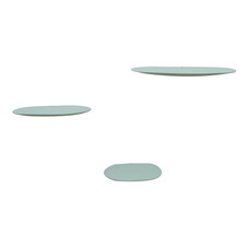 Isola Ceramic Shelf, Studio Brichetziegler - Set of 3 Almond