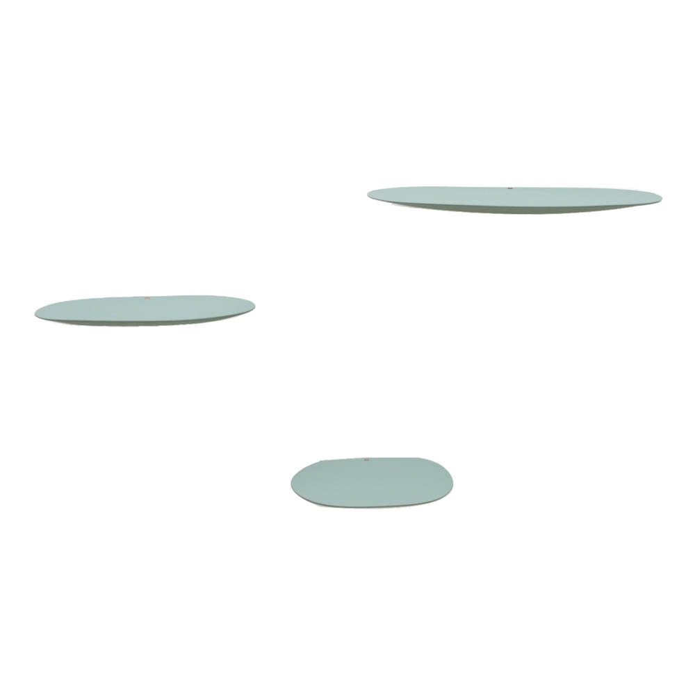 Isola Ceramic Shelf, Studio Brichetziegler - Set of 3 Almond
