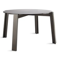 Lake Dining Table - Round Glass Dining Table | Blu Dot