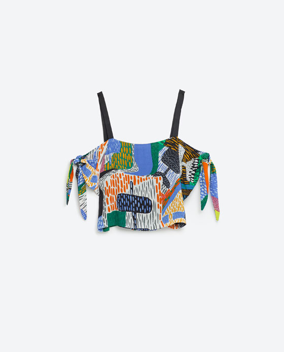 PRINTED TOP - View All-TOPS-WOMAN | ZARA United States
