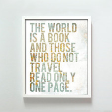 11x14 Travel print by GusAndLula on Etsy