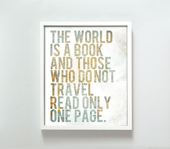 11x14 Travel print by GusAndLula on Etsy