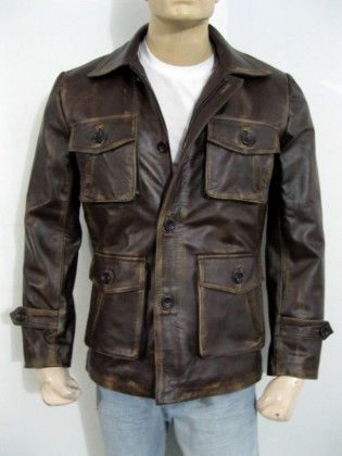 Supernatural Season 7 Brown Leather Jacket