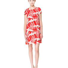 BIRD PRINT DRESS - Dresses - Woman | ZARA United States