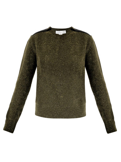 Zipped shoulder sweater | Stella McCartney | Matchesfashion.com