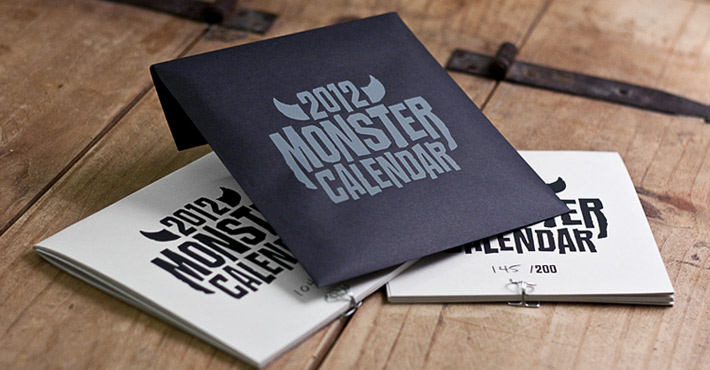 2012 Monster Calendar