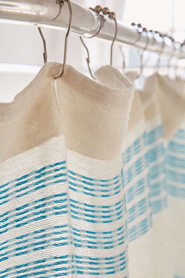 Isra Floating Weft Shower Curtain | Urban Outfitters