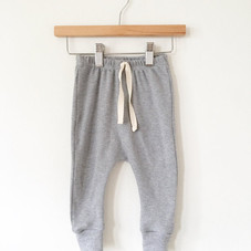 Organic harem leggings in grey // harem leggings by LolaandStella