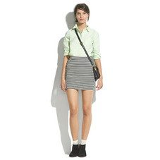 Ridgestripe Skirt - dresses & skirts - Women's NEW ARRIVALS - Madewell