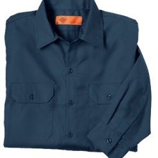 Premium Industrial Long Sleeve Shirt w/ Flaps | Men's Shirts | Dickies.com