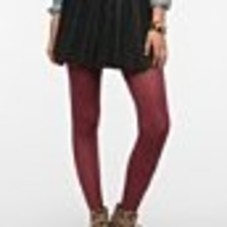 Sparkle & Fade Pleated Faux Leather Skirt - Urban Outfitters