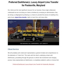 Preferred DarkHorseLL Luxury Airport Limo Transfer for Poolesville, Maryland PowerPoint Presentation - ID:8332066