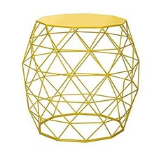 Amazon.com: Joveco Triangle Pattern Metal End Table/ Side Table/ Sofa Table/ Coffee Table (Orange): Kitchen & Dining