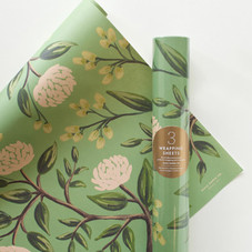 Rifle Paper Co. - Emerald Peonies Wrapping Sheets