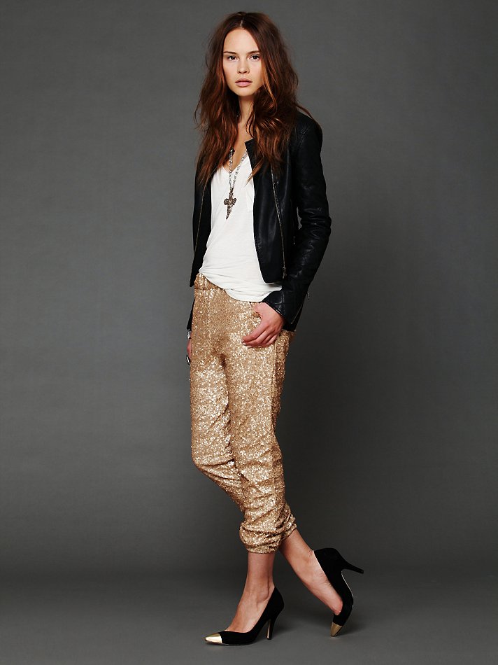 Sequin Party Pant at Free People Clothing Boutique