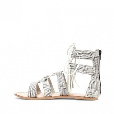 Black Lace-up Gladiator | Calla | Free Shipping on Orders $50+