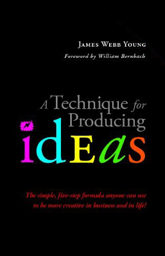 A 5-Step Technique for Producing Ideas circa 1939 | Brain Pickings
