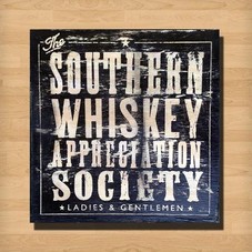 Whiskey Appreciation Society Wood Sign | Home Decor | Old Dirty Type | Scoutmob Shoppe