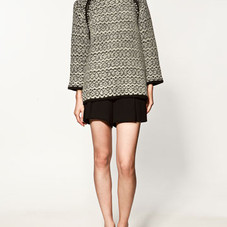 JACQUARD SWEATER WITH ZIPS - Collection - Knitwear - Collection - Woman - ZARA United States