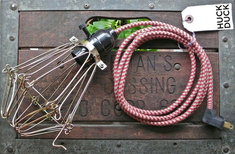 uniquely designed industrially-inspired lamps handmade in the lower east side | HUCKDUCK