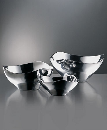 Nambé Tri-Corner Bowls