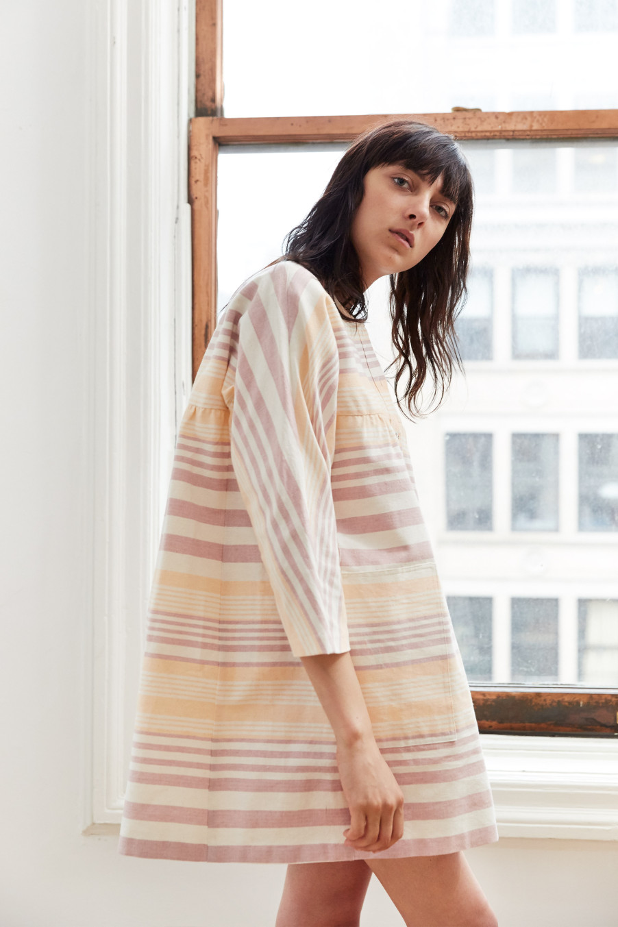 Mara Hoffman | Patch Pocket Mini Dress