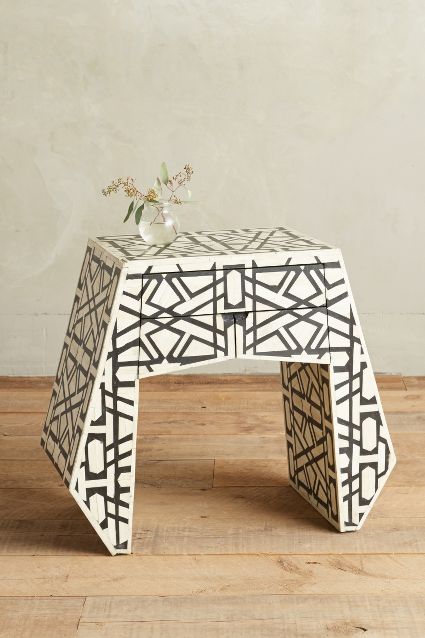 Deco Bone Inlay Nightstand - anthropologie.com