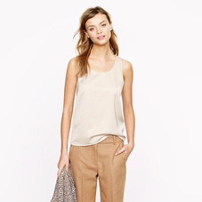 Collection lustre shell - sleeveless - Women's shirts & tops - J.Crew