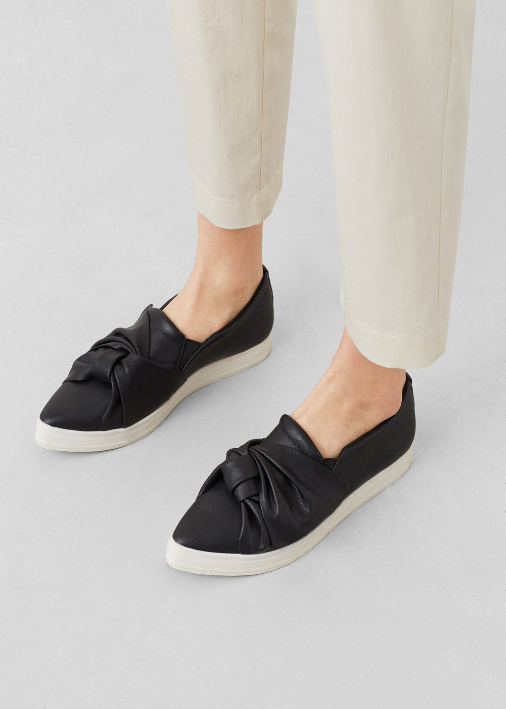Knot detail sneakers - Shoes for Woman | MANGO USA