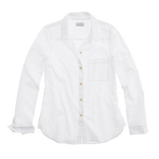 Shrunken White Boyshirt - shrunken boyshirts - Women's SHIRTS & TOPS - Madewell