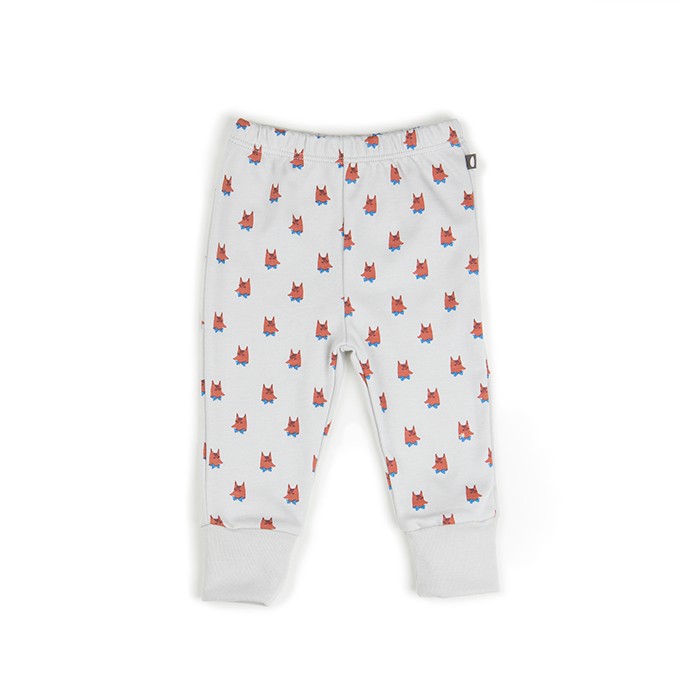 leggings-light grey/fox - ORGANIC LAYETTE