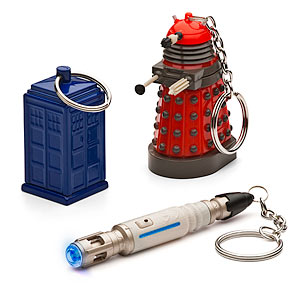 ThinkGeek :: Doctor Who Keychains
