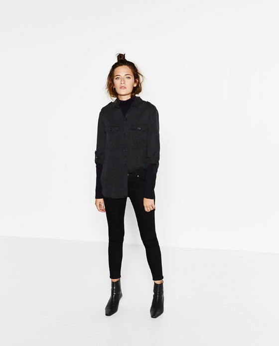 MILITARY SHIRT - View all-TOPS-WOMAN | ZARA United States