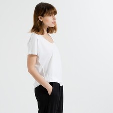 The Women’s U-Neck - White – Everlane