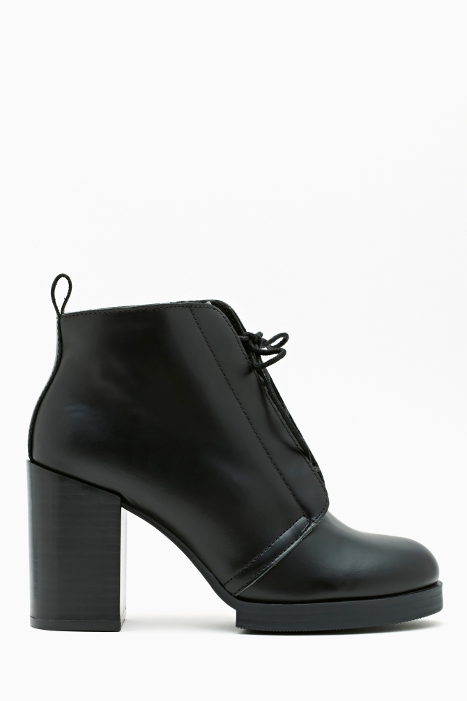 Layer Laced Bootie in  What's New Shoes at Nasty Gal