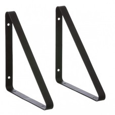 Ferm Living Shelf Hangers 2 pcs, black | Shelves | Storage | Finnish Design Shop