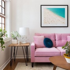 RENO Solid acacia wood end table Natural | Structube