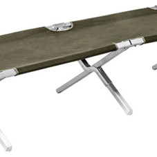 Canvas & Aluminum Collapsible Cot - Kaufmann Mercantile