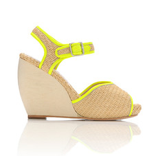  Loeffler Randall - NEW: Spring  - Valentine peep-toe wedge