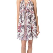 Zimmermann Runaway V Neck Cover Up Dress | SHOPBOP