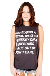 WAVE OF WHISKEY Unisex Muscle Tee