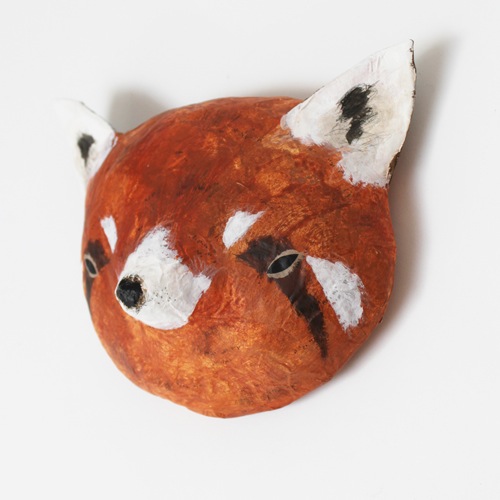 RED PANDA - Paper Mâché Head / abigailbrown