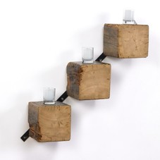 Beam Shelves Reclaimed Wood and Farm Metal by TheSteelFork on Etsy