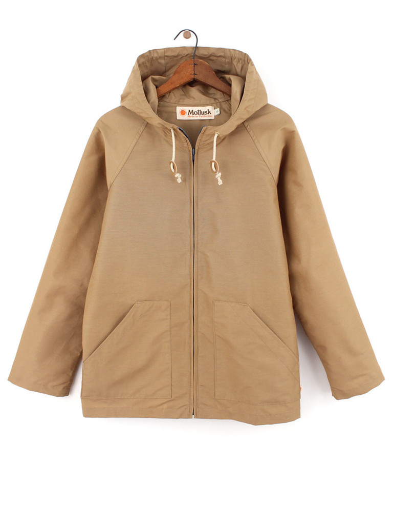 Mollusk Windbreaker Tan - Mollusk Surf Shop