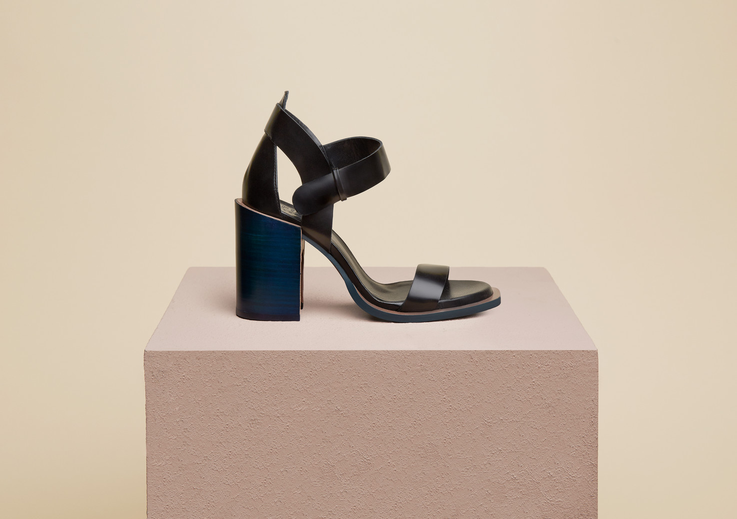 Kelsey Leather Ankle Strap Sandals - Finery London | USA