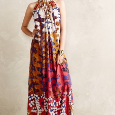 Lorna Silk Maxi Dress - anthropologie.com