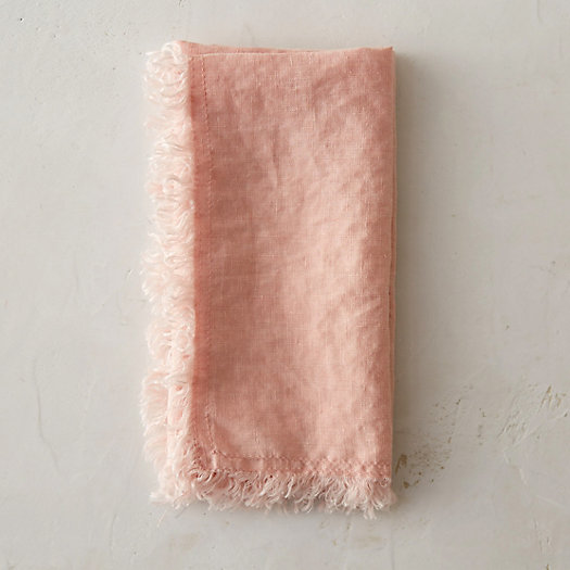 Well-Wrinkled Linen Napkin in  House + Home Harvest Tabletop at Terrain