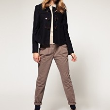 ASOS | ASOS Chino Pants with Notch Detail at ASOS